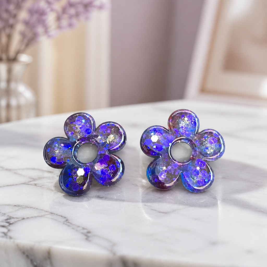 Boucles d'oreilles LED ZEPPELINE – Nuit Étoilée