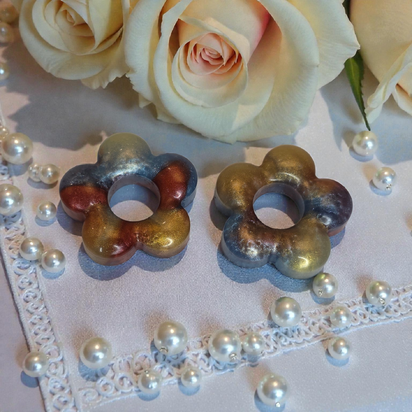 POP FLOWER – Iridescent multicoloured resin