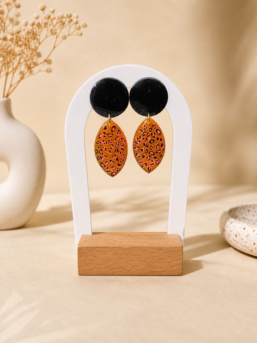 Boucles d’oreilles Léopard