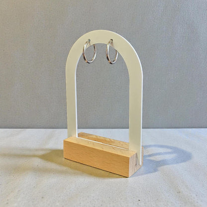 Anneaux couleur argent – Acier inoxydable Diamètre intérieur 14 mm AA-1023