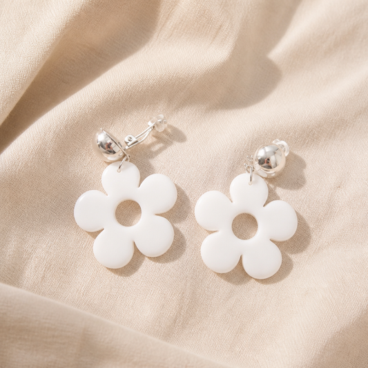 🌼 Boucles d’oreilles LED ZEPPELINE – Version Clips