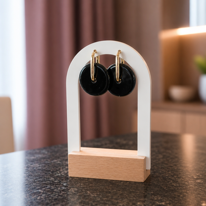 Boucles d'oreilles ÉCLIPSE NOIRE