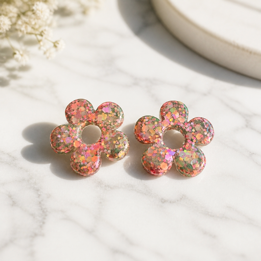 Boucles d'oreilles LED ZEPPELINE – Champagne Scintillant