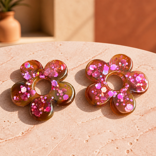 Boucles d'oreilles LED ZEPPELINE – Élégance Praline