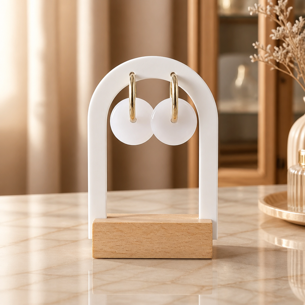 Boucles d'oreilles ÉCLAT BLANC