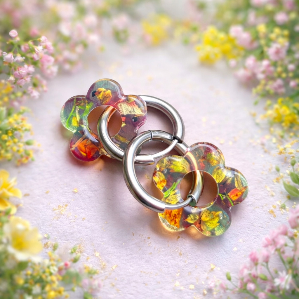 PAMPILLES FLEUR – RÉSINE & INCLUSIONS FLORALES 🌼