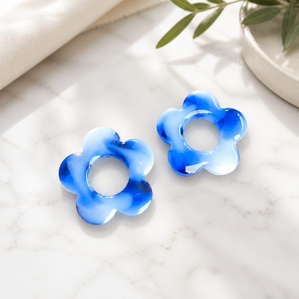 Pampilles Fleur – Bleu Ciel