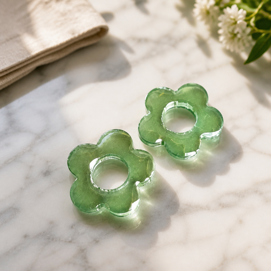 Pampilles Fleur – Vert Sauge