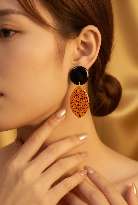 Boucles d’oreilles Léopard