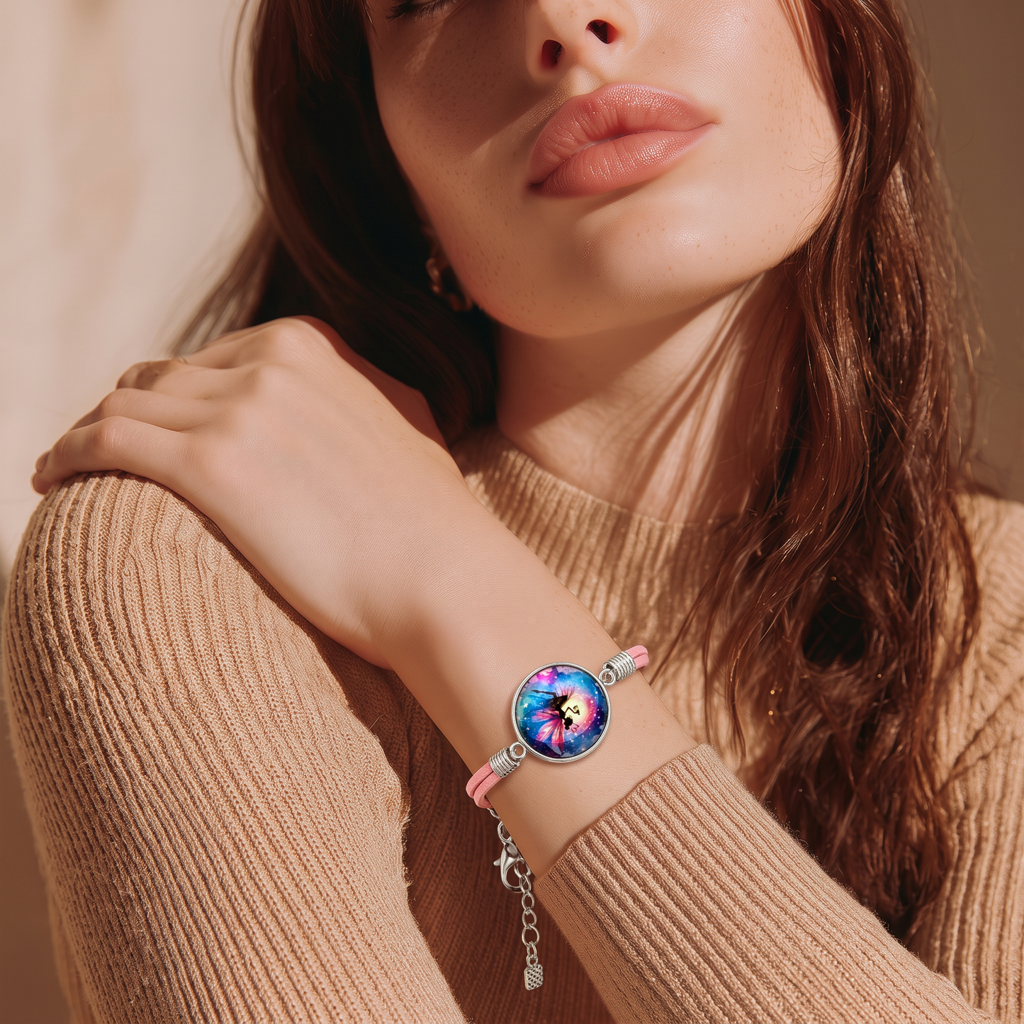 Bracelet Cabochon – Fée Enchantée 🧚✨