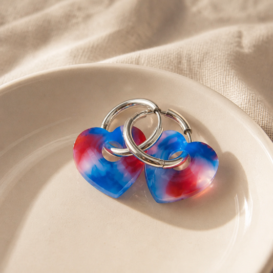 ❤️ Charmes Cœurs – Bleu & Passion 💙❤️